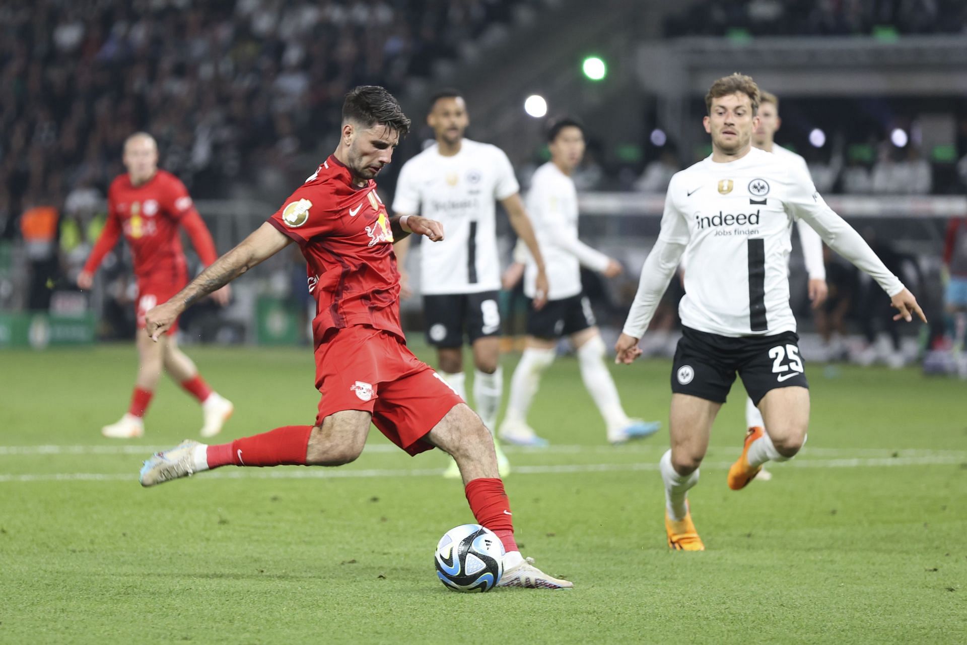 Dominik Szoboszlai in action